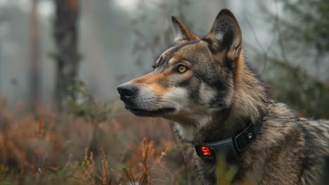 wolf in its natural habitat