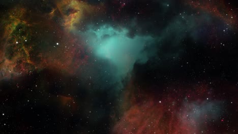 nebulosa del espacio profundo con estrellas en el universo