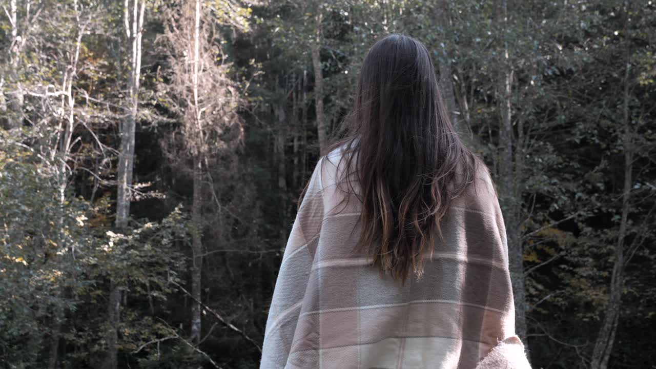 자연, transfagarasan, 루마니아에서 주위를 둘러보고 여자