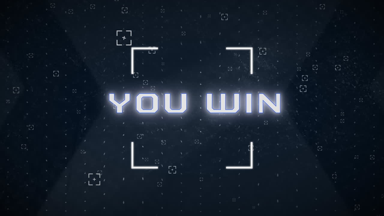 animación de usted comenzar texto sobre marcadores en fondo negro