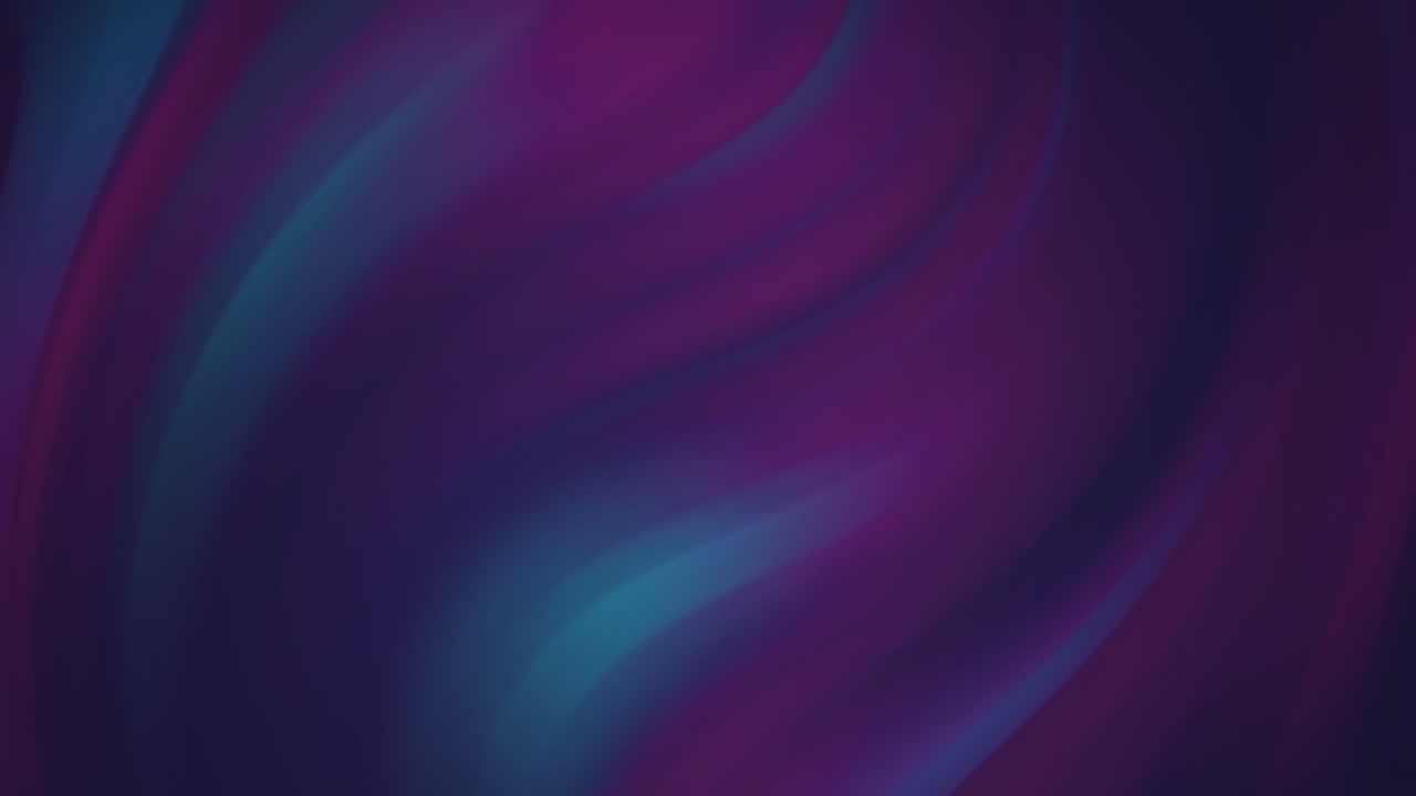 animación abstracta con ondas de gradiente púrpura y azul que fluyen