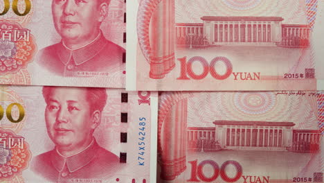 Chinese 100 Yuan Banknote Close-up