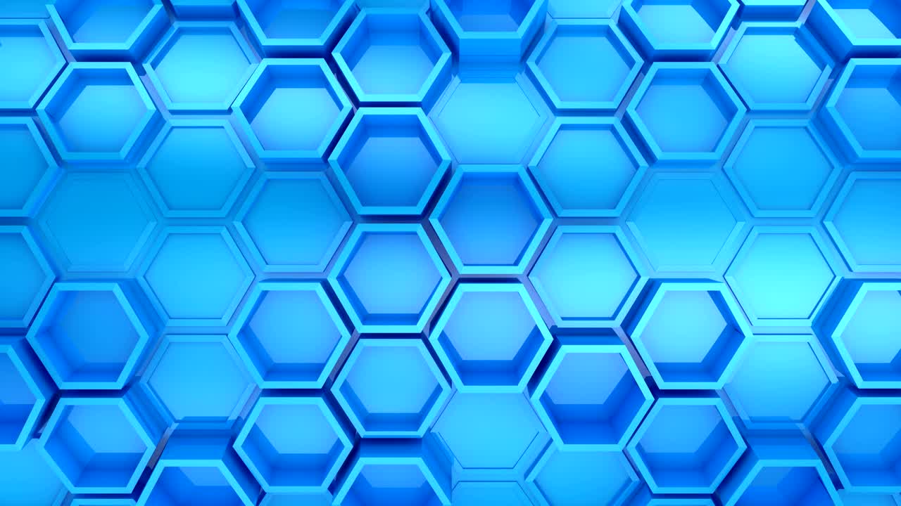 el fondo de los hexágonos