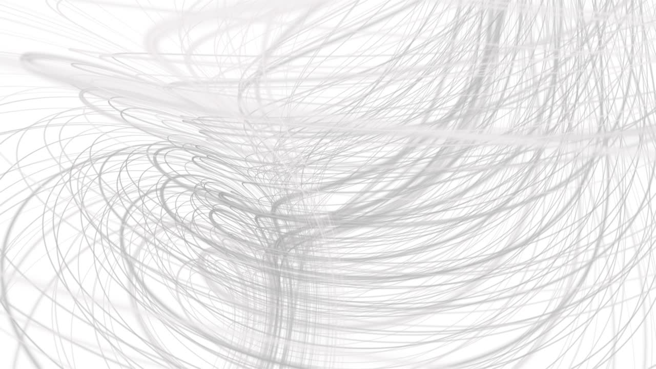Animação mágica com objeto de onda listrada em câmera lenta, loop 4K 4096x2304
