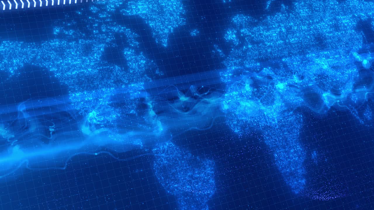 4k digital global earth world map rotating breaking news studio loop background for news report and