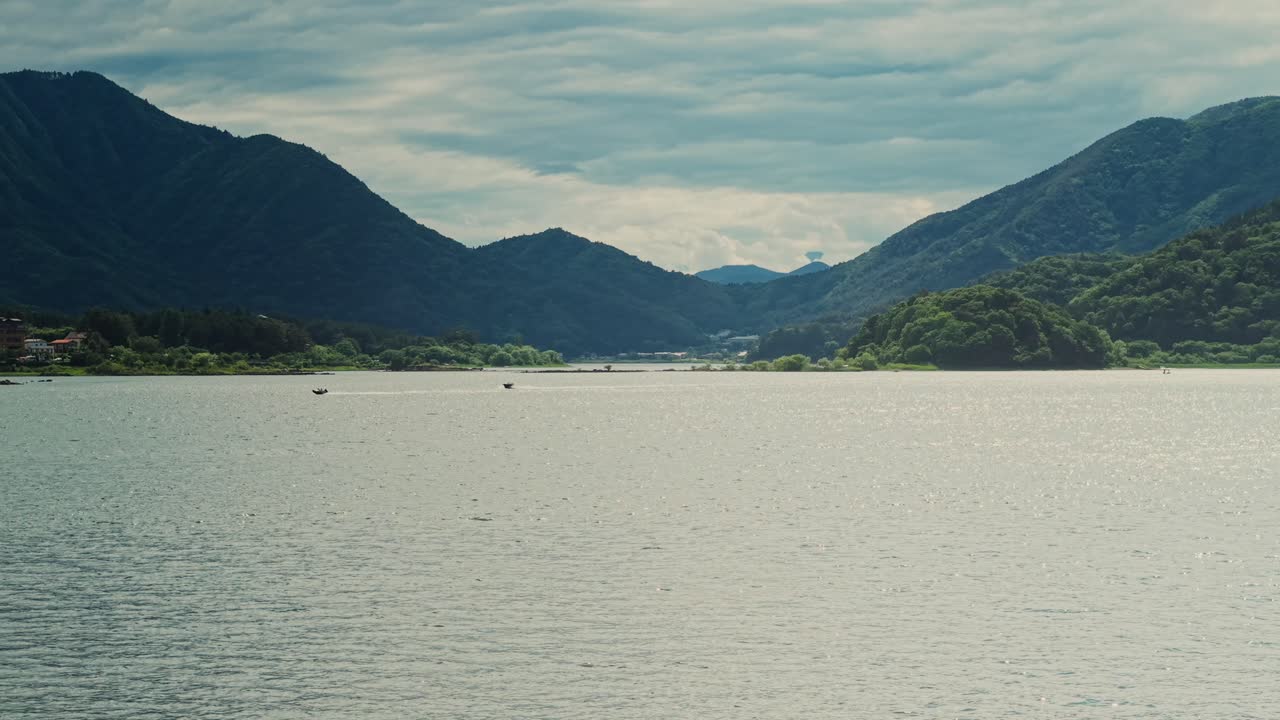 Scenic Lake View with Mountains