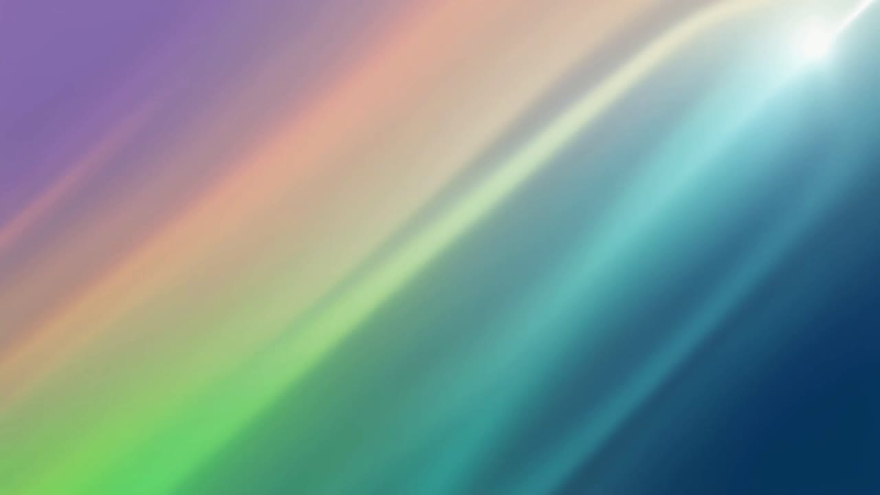 Abstract Flowing Light Rays with Colorful Gradient Background