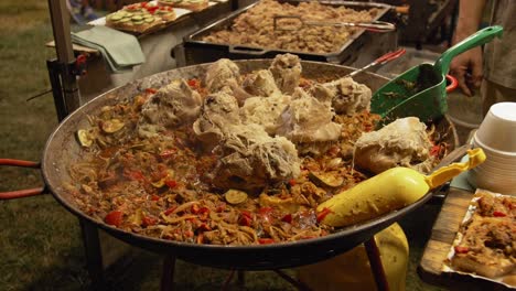 Cooking-cabbage-with-meat-and-vegetables-in-a-cauldron