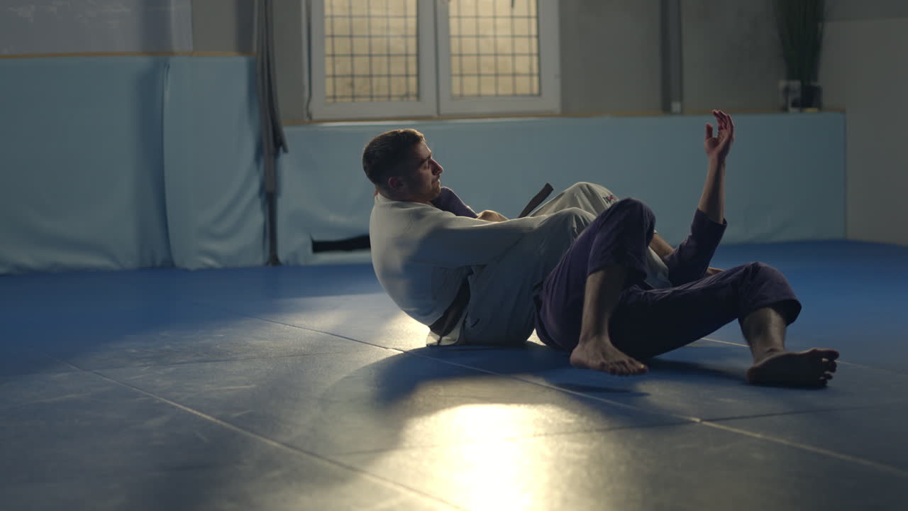 Martial Arts Sparring Session