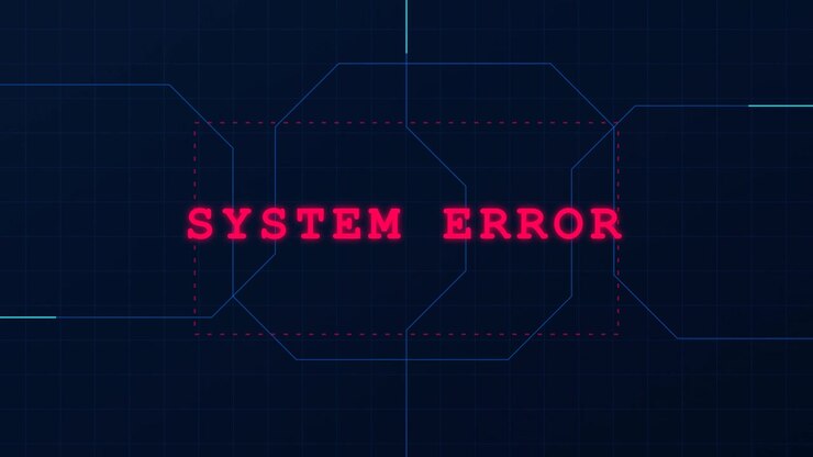 System Error Text Displaying on Digital Interface