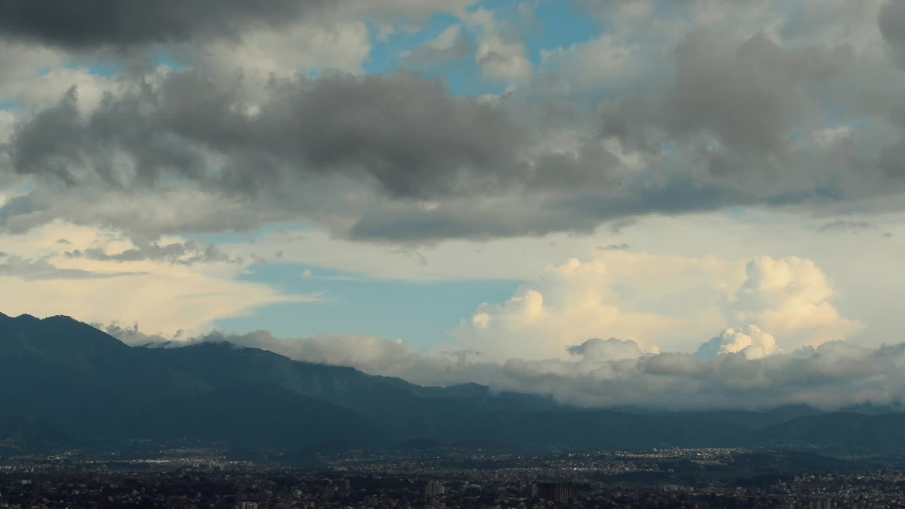 Cloud cast over Kathmandu city