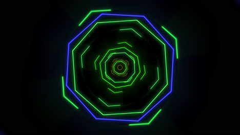 Bewegung-Bunte-Neon-Geometrische-Form-Im-Raum-33