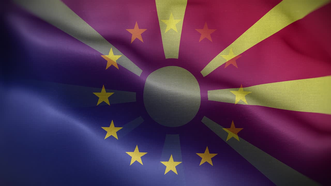 유럽 마케도니아 발 루프 배경 4k