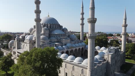 historical sehzade mosque at istanbul