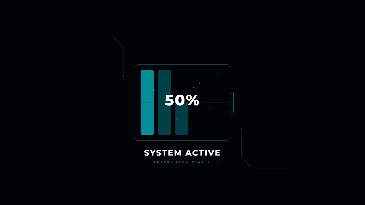 Digital Loading Progress Bar with Percentage Counter