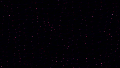 abstract geometric pattern with pink dots and lines on black background