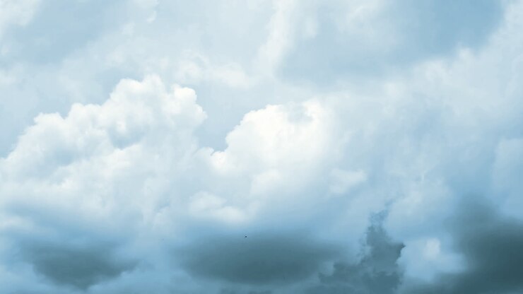 Clouds in the sky. Time lapse