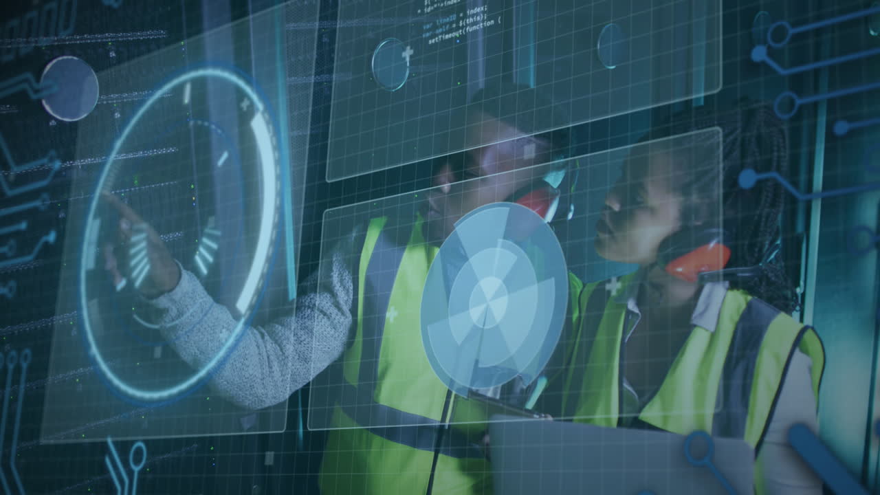 원의 애니메이션, 컴퓨터 언어, 아프리카계 미국인 동료들이 헤드폰을 착용하는 것에 대해 논의합니다.