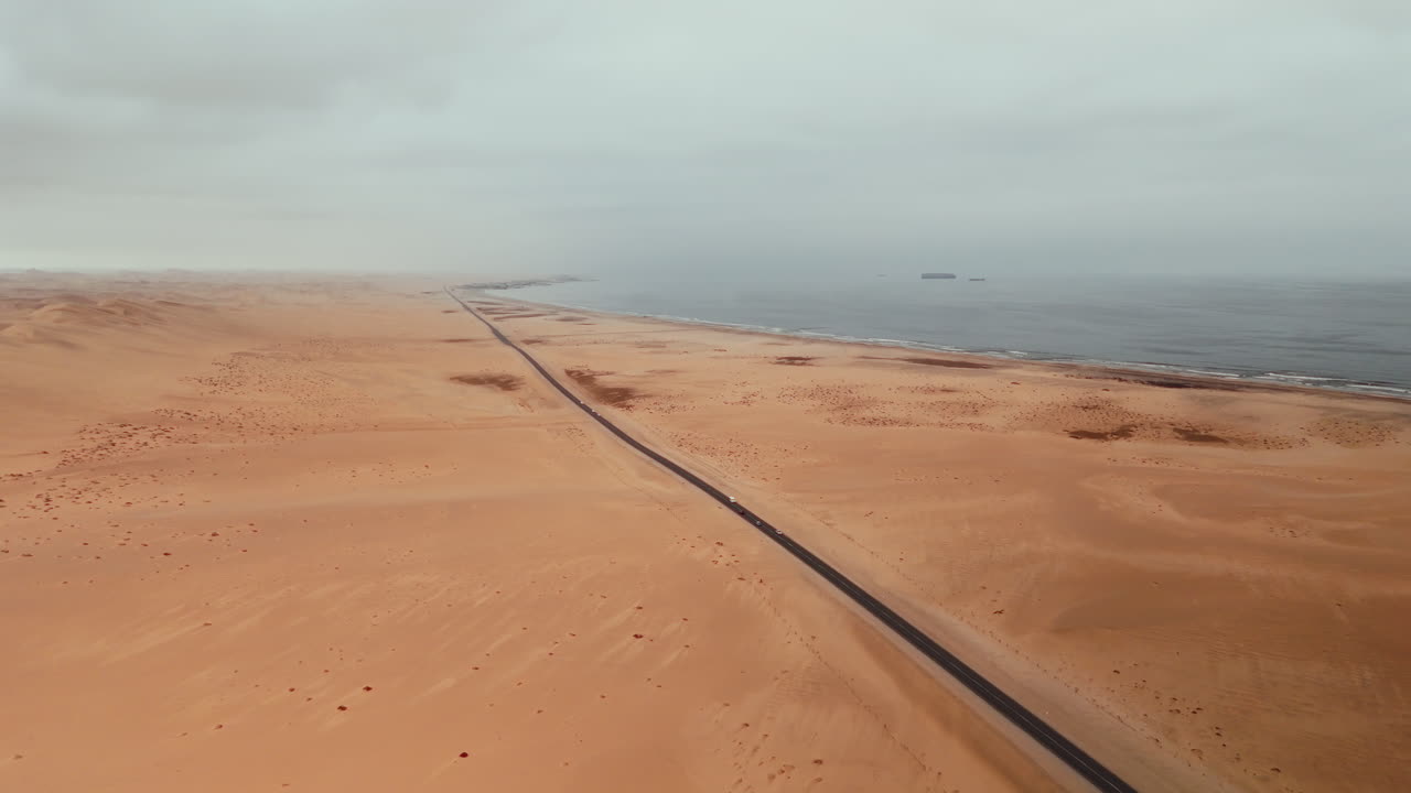 Desert Road Meets the Ocean
