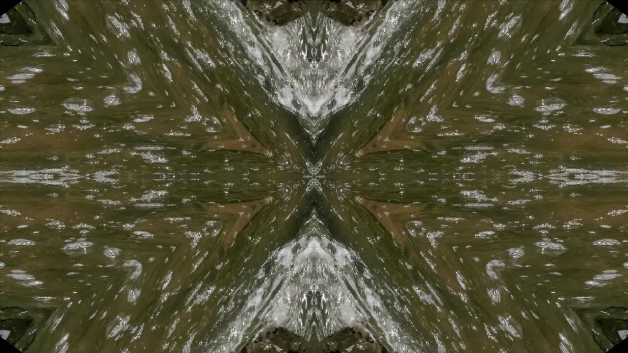 caleidoscopio de tomas de la naturaleza, wissahickon creek