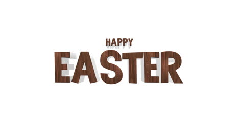 rustic wooden sign happy easter decoration