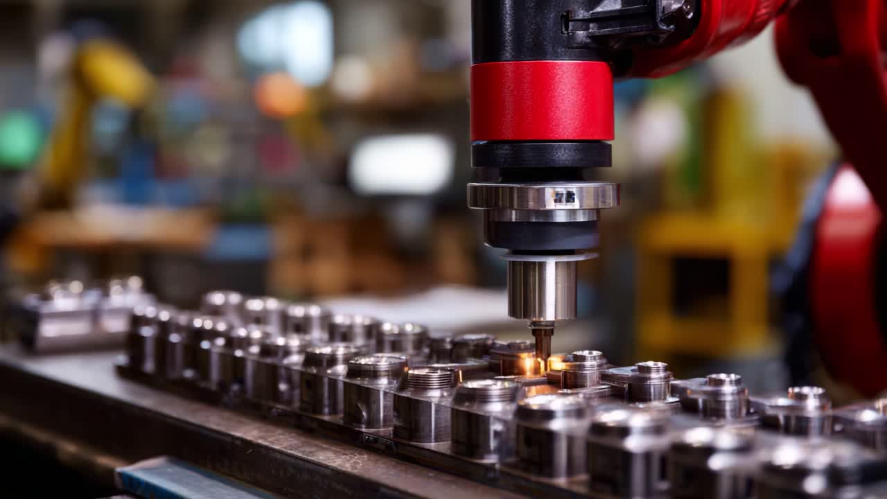 Precision Robotics in Manufacturing: Exploring Automation with Advanced Machinery and Laser Technology for Metal Processing Efficiency and Accuracy
