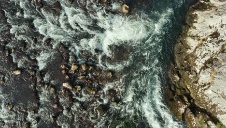 Fast-Flowing-Streams-Over-Rocks-On-Valleys-At-Rainforest-During-Summer