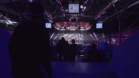 boxkampf in einer arena