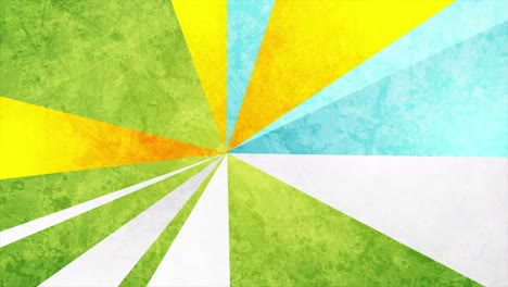 colorful geometric grunge rays abstract motion background