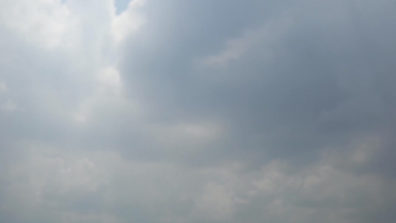 4K Timelapse of Clouds moving the blue sky