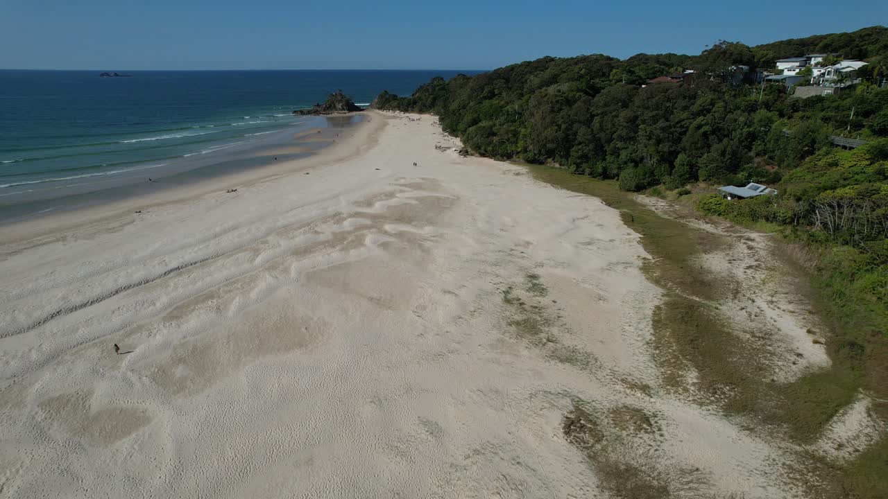 View Of Fisherman's Lookout From Sandy Clarkes Beach In Summer