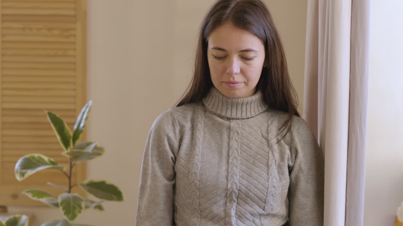 금연을 결심한 여성