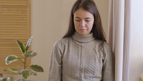 woman deciding to quit smoking