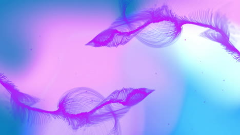 abstract purple and pink animation over gradient background