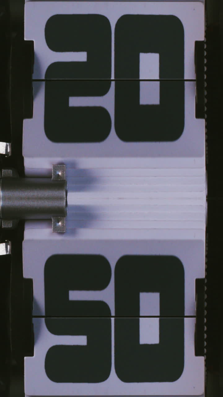 temporizador de reloj de giro en vertical