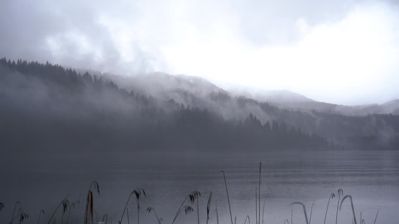 독일 바이에른에서 소위 "barmsee"의 패닝 샷