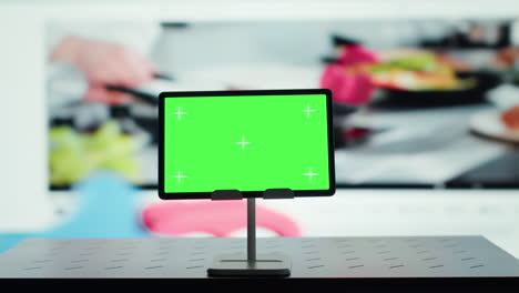 chroma key tablet and video entertainment digital interface connecting users