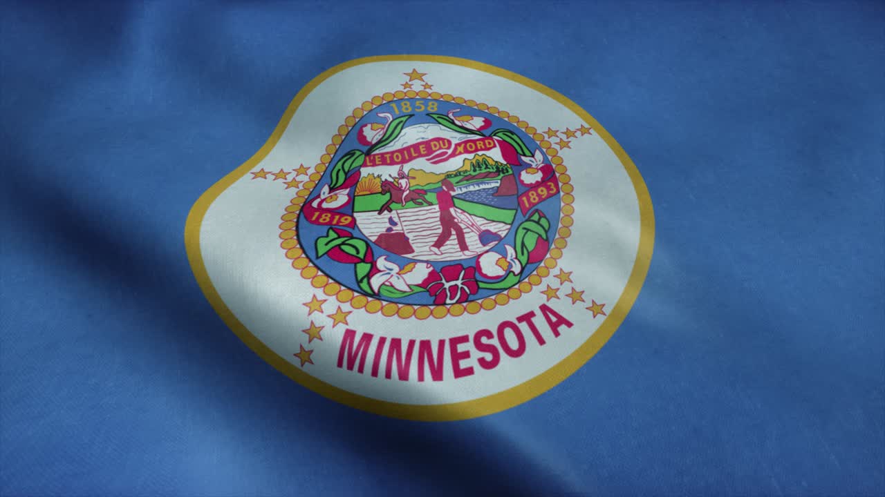 미네소타 주의 발이 바람에 흔들리고, 매우 상세한 직물 질감으로 완벽한 루프가 있습니다.