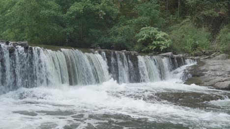 Waterfall,-the-Wissahickon-Creek,-Philadelphia,-PA