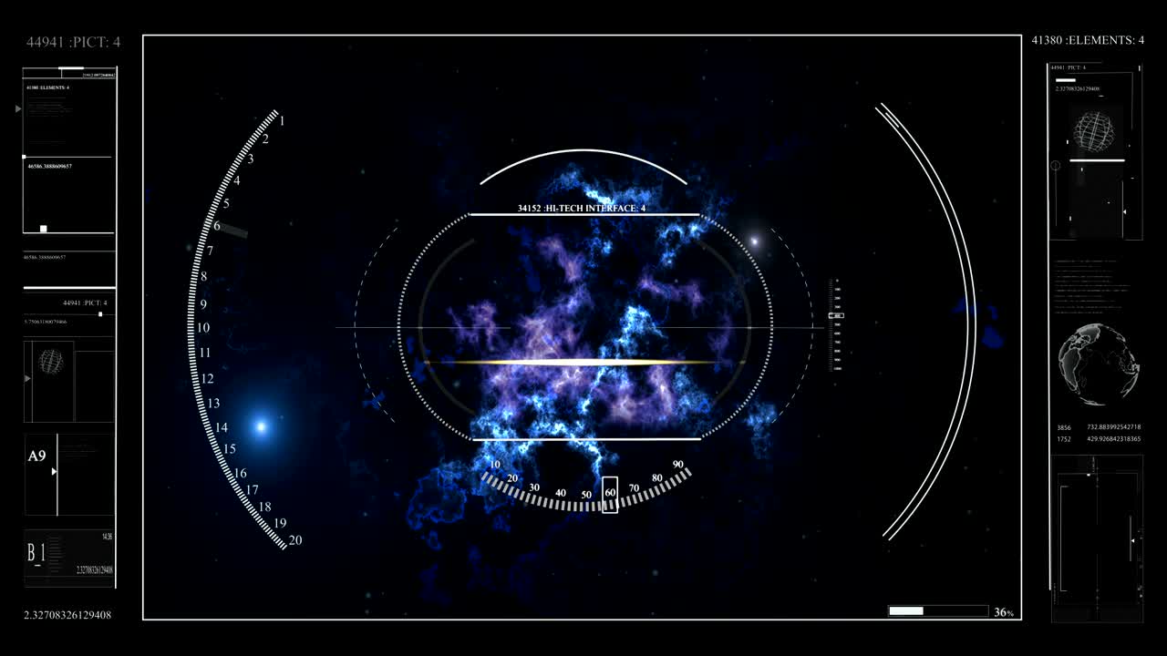 우주, 행성, 다이어그램, 홀로그램, 그래픽에 대한 디지털 정보