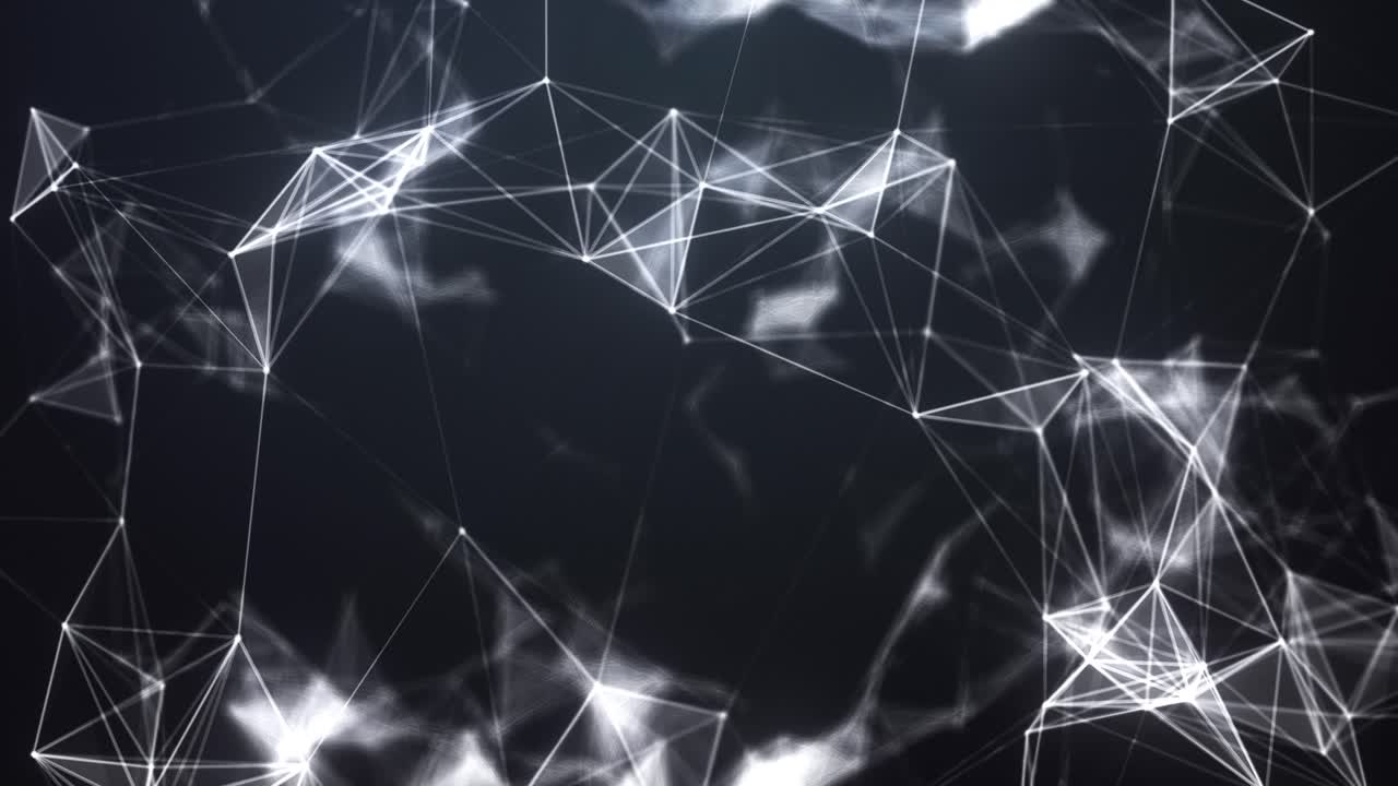 Futuristic Network Shape, Technology Connections Loop