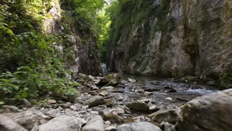 Hiking-Canyon-River-Aerial