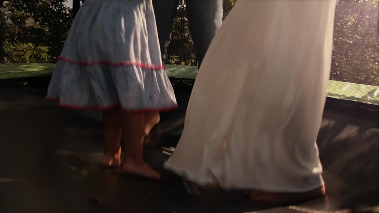Family Fun on the Trampoline