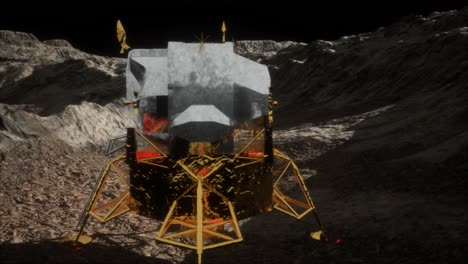 lunar landing mission on the moon