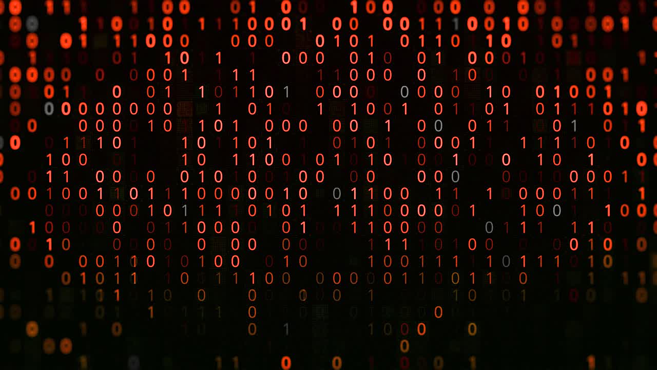Fondo de código binario