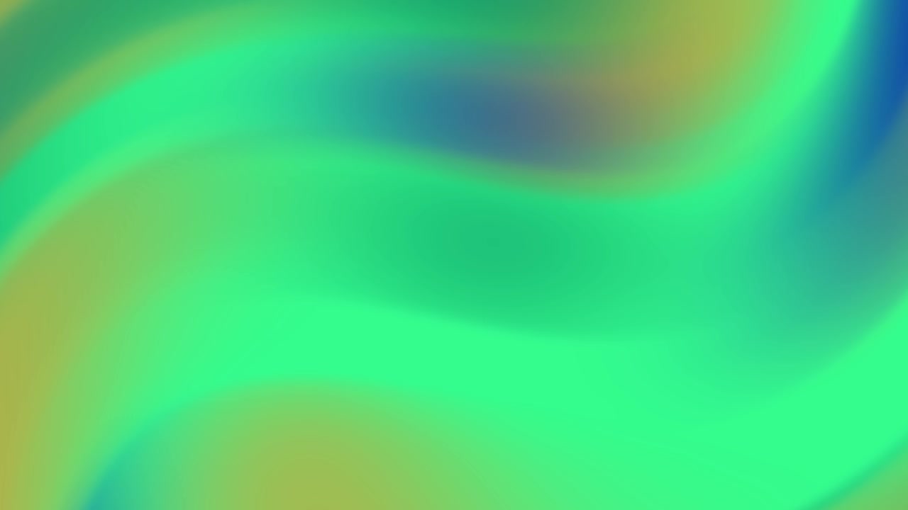 Dynamic Abstract Fluid Gradient Background with Green and Blue Colors
