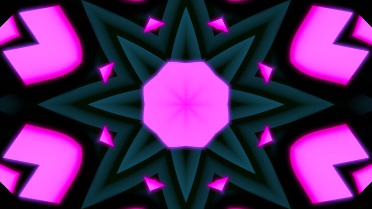 Abstraktní kaleidoskopický vzor