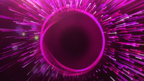 fondo de círculo brillante rosa y púrpura abstracto