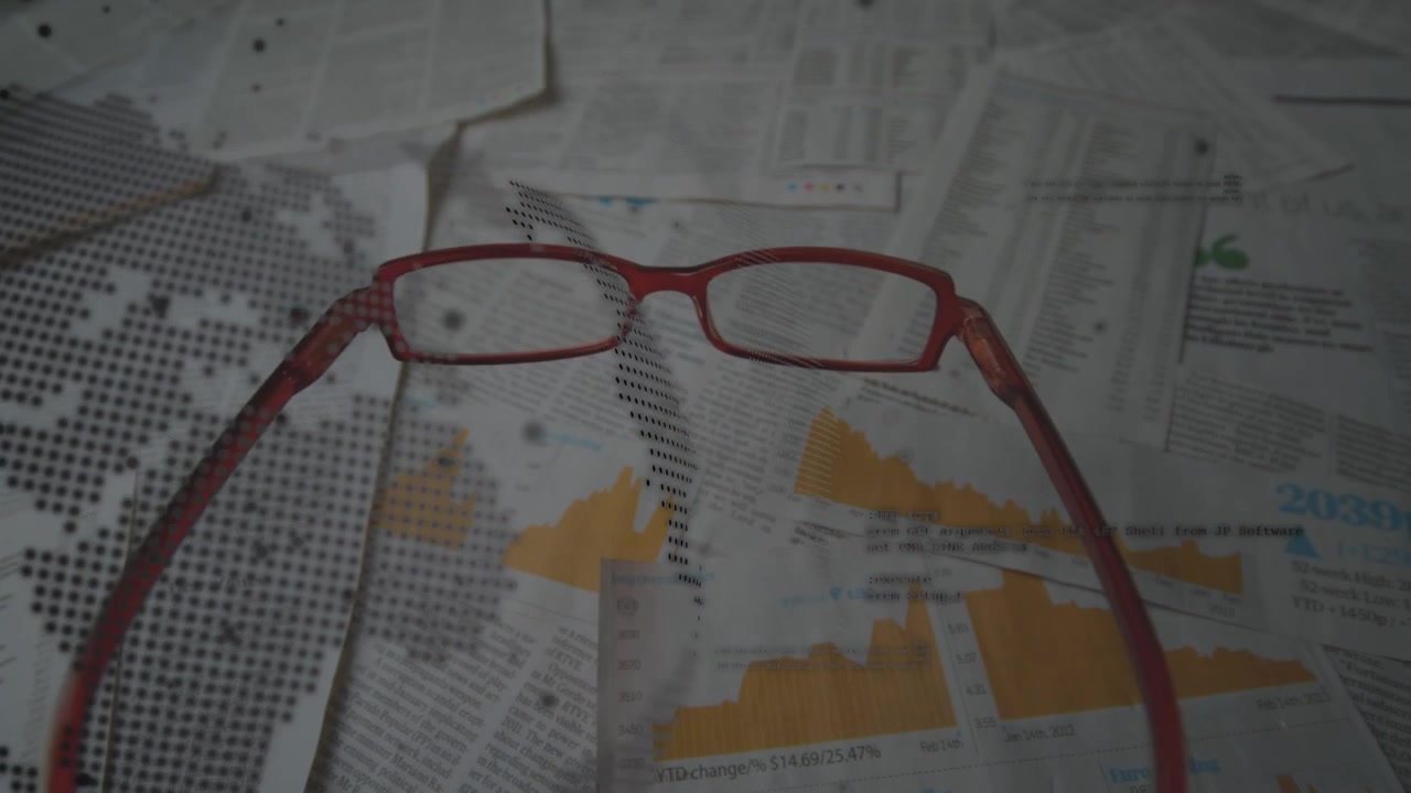 Animation of data processing over documents
