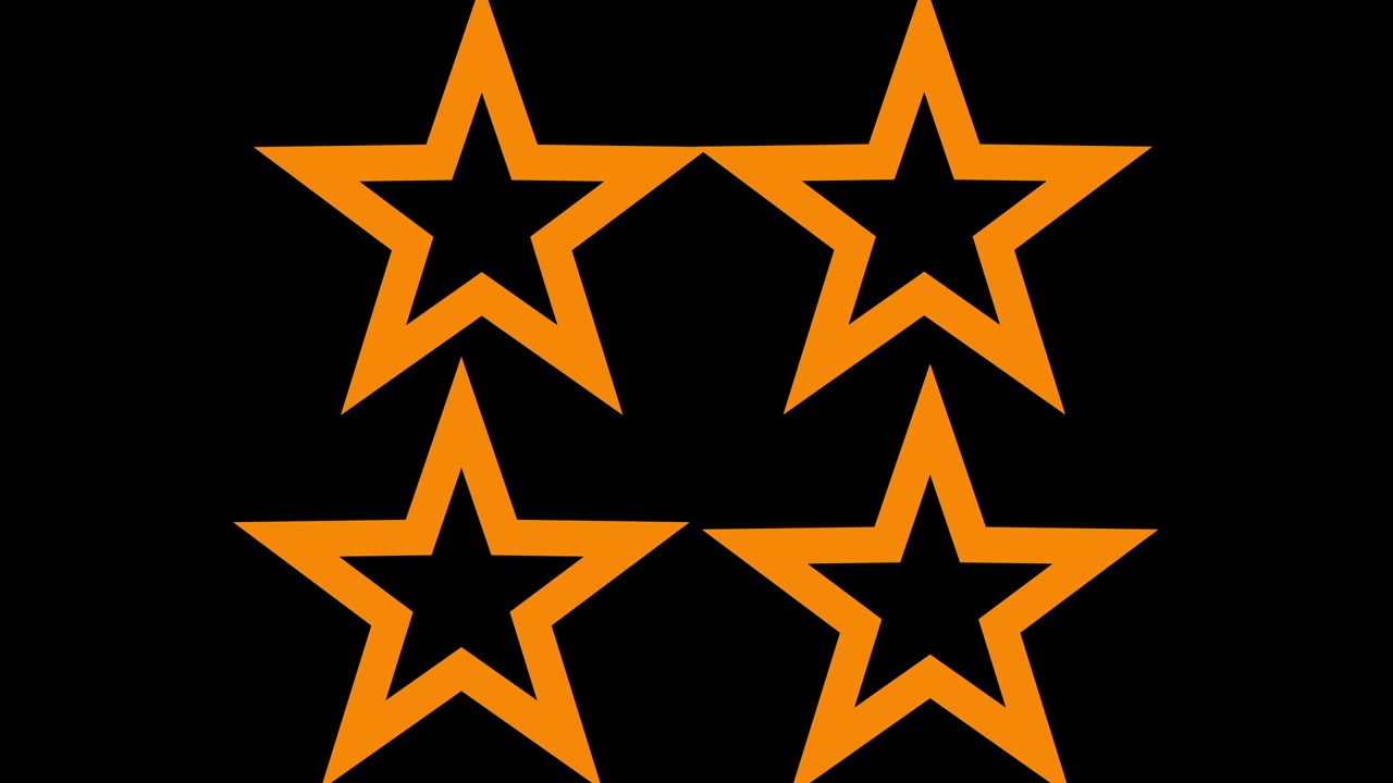Shape animation star spreading motion graphics